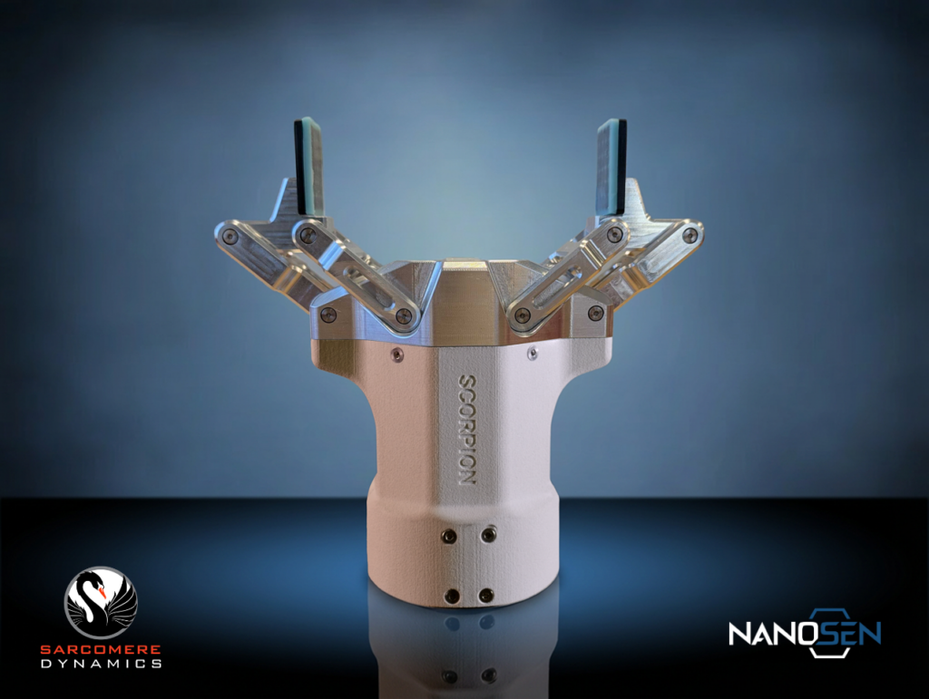 NanoSen x Sarcomere Dynamics collaboration: gripper